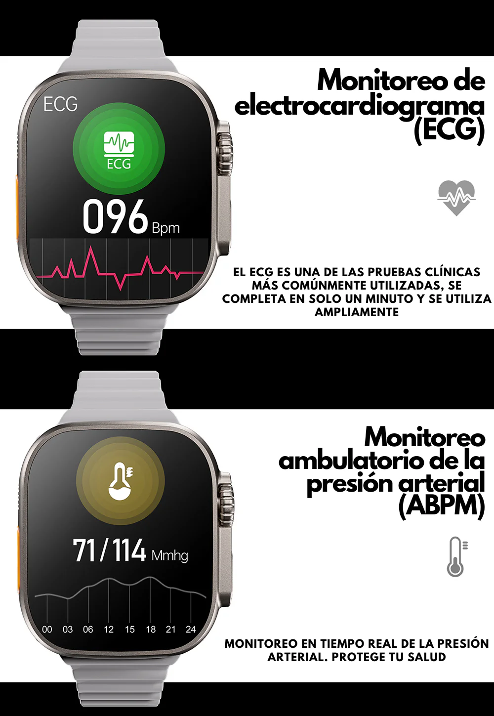 Reloj Inteligente Smartwatch 8 Ultra, elige el color!