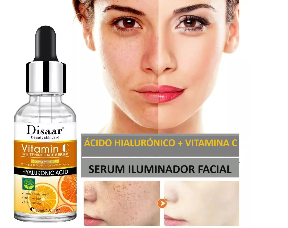 SERUM CON ÁCIDO HIALURÓNICO Y VITAMINA C. ¡Paga al Recibir!