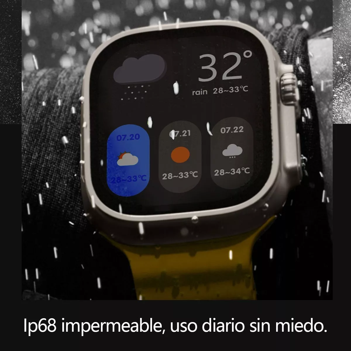 Reloj Inteligente Smartwatch 8 Ultra, elige el color!