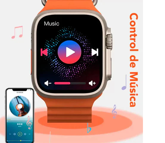 Reloj Inteligente Smartwatch 8 Ultra, elige el color!